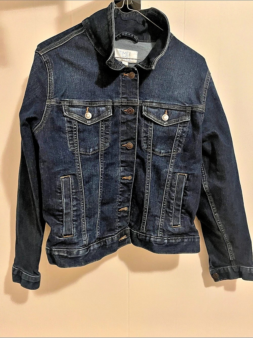 Time and Tru Girls Denim Jacket Size 12-14